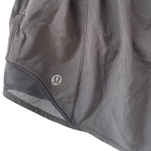 Lululemon x Peloton Black Tracker Short V 4 Inch Mesh Trim Athletic Shorts 2